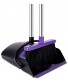 Broom and Dustpan Set Upright 50-in Broom and Dustpan Set Long Handle Self Cleaning Broom and Dustpan Set for Home Kitchen Office Floor