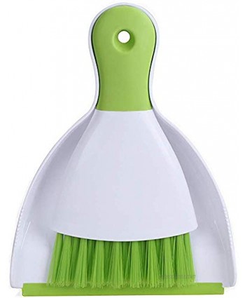 Dust Pan and Brush Kmeivol Broom and Dustpan Dust Pan Brush Nesting Tiny Cleaning Broom Dust Pan and Brush Set for Table Desk Countertop Key Board Cat Dog and Other Pets Dustpan