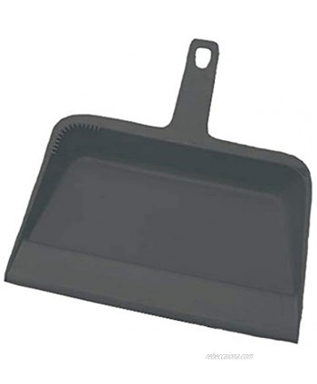 impact products inc 700-90 12" Black Plastic Heavy Duty Dust Pan