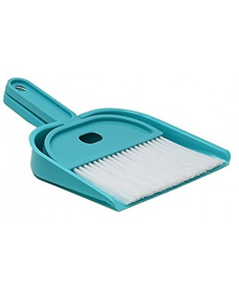 Mini Whisk Broom and Dust Pan Set Blue