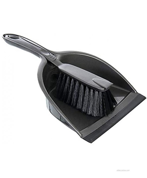 Wenco Dustpan and Brush Dustpan and Hand Brush Set of 2 Plastic 3 K Light Green White Black 523011