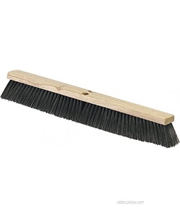 Carlisle 4507303 Flo-Pac Fine Medium Floor Sweep Polypropylene Bristles 24" Length 3" Bristle Trim Black Case of 12