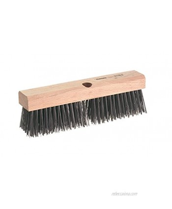 Osborn 52060SP Block Style Wire Broom Head Heavy Duty Scrubbing and Sweeping Cold Drawn Wire Fill Material 4 Rows 12" Block Head Length 2-3 8" Block Width 5" Trim Length 11" x 2" Brush Face
