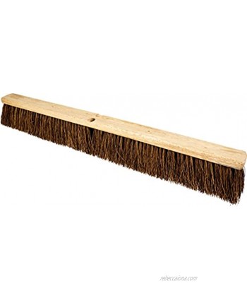 PFERD 89306 Floor Contractor Broom with Lacquered Hardwood Block 36" Block Length 4" Trim Length