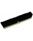 Zephyr 39604 Standard Polypropylene Block Push Broom 24" Head Width Black Case of 12