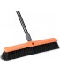 18inch Push Broom Outdoor Heavy Duty Broom for Driveways Sidewalks Patios and Deck Cleans Dirt Debris Sand Mud Leaves and Water