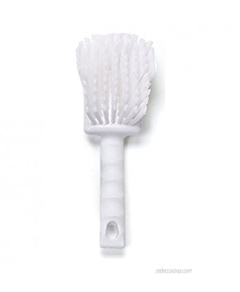 Malish 1190 White Short Handled Pot Brush