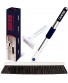 Candor Rotatable Push Broom | 63 Inch Long Lightweight Flexible Cleaning Brush Swiftly Glides Under Beds Tables Sofas Ovens | Also Includes A Handy Brush to Clean The Broom | 13 Inch Head