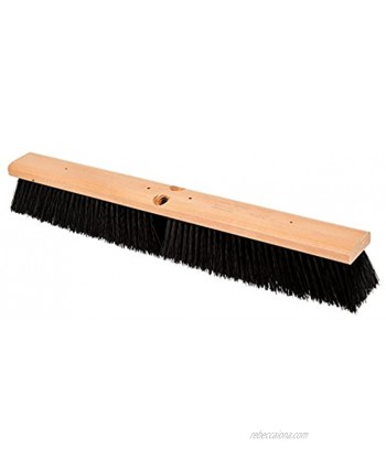 PFERD 89326 Heavy Sweeping Broom with Lacquered Hardwood Block 18" Block Length 4" Trim Length