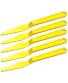 5pcs Yellow Spoon Vinyl Film Wrap Corner Squeegee with Long Handle Tint Tools