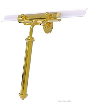 Allied Brass SQ-20-PB Shower Smooth Handle Squeegee Polished Brass