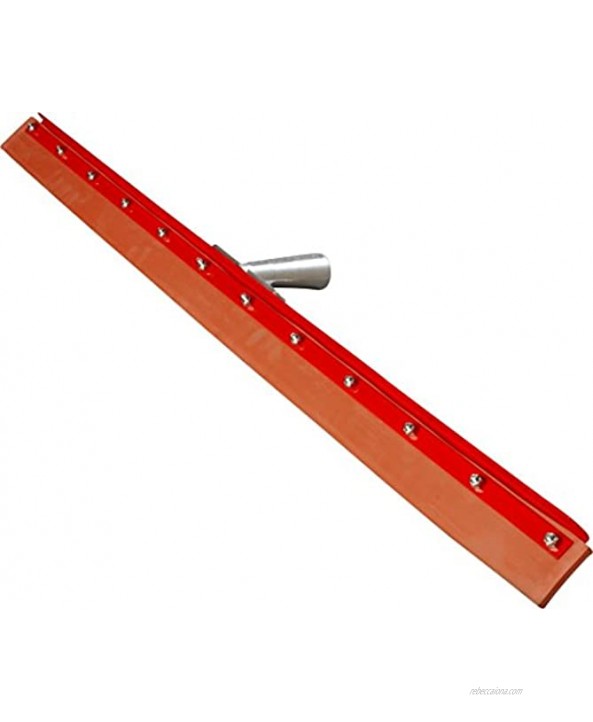 Carlisle 4007700 Flo-Pac Gum Rubber Straight Floor Squeegee with Heavy Duty Steel Frame 36 Overall Width Red Case of 6