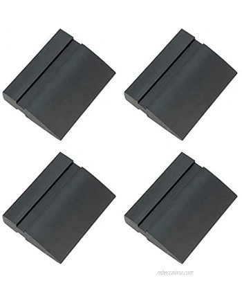 CARTINTS 2Inch Silicone Squeegee Sink Squeegee Rubber Mini Squeegee Window Squeegee Side Mirror Squeegee for Glass Cleaning Vinyl Film Bubbles Removal 4Pack Black