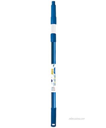 Ettore 45000 All Purpose Extension Pole 5-Feet,Blue White