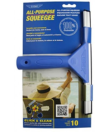 Ettore All- Purpose Squeegee 6.5" x 10" x 1.5" Blue