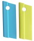 Honla 2 Pack Silicone Blade Squeegees with Hanging Hole,Compact Cleaner for Kitchen Countertops,Bathroom Shower Mirrors and Car Windows,Blue,Green