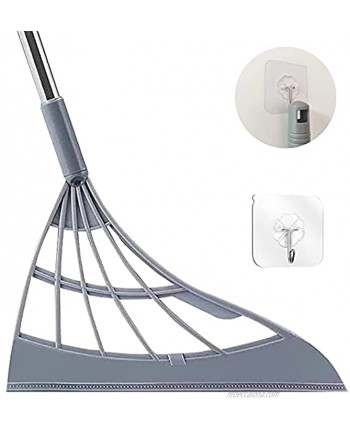 Multifunction Magic Broom Soft Silicone Material,Floor Squeegee.can Easily Wipe Off Liquid and Remove Dirt,and it’s Magical Sweeping Without Sticking to Hair