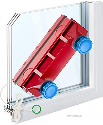 Tyroler Bright Tools Magnetic Window Cleaner The Glider D-3 AFC Single or Double Glazed Window 0.1"-1.1" | Adjustable Magnet Force Control | Indoor and Outdoor Glass Pane Cleaning.