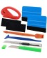 YAZZT Window Tint Vinyl Wrap Tools Kit with Magnet Stick Squeegee Blue Edge Trimmer Felt Squeegee Vinyl Knife Cutter & Snap off Blades Spare Squeegee Felts for Car Motor Bike Boat Wraps Vinyl Wrapping
