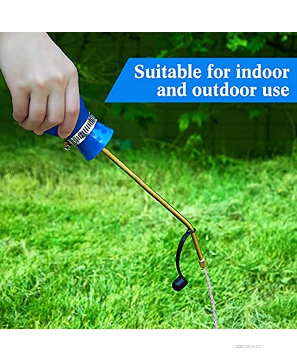 Bulb Duster Garden Sprayer Applicator with Long Copper Tube for Organic Gardening Agricultural Supplies and ControlBlue Style,1 Piece
