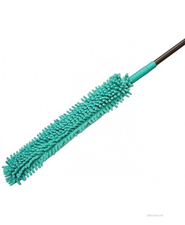 JVL Flexible Chenille Head Duster with Extendable Handle Turquoise