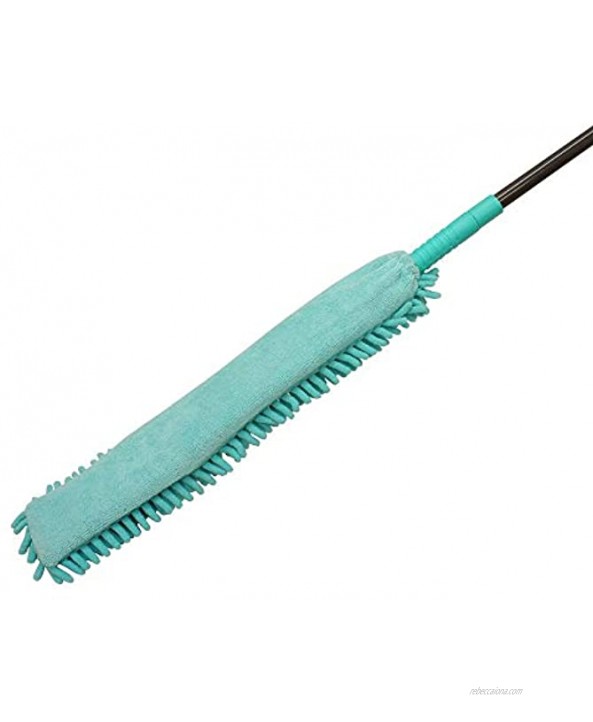 JVL Flexible Chenille Head Duster with Extendable Handle Turquoise