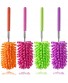 Microfiber Feather Duster,Hand Washable Dusters Microfiber Head,Extendable Pole,Detachable Cleaning Brush Tool for Office,Car,Window,Furniture,Ceiling Fan