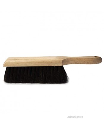 Osborn 54002SP Fine Counter Duster Black Horse Hair Fill Material 8" Brush Area Length