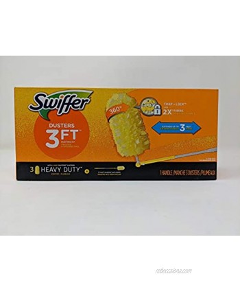 Swiffer 44750 Dusters Extender Kit 360° Extends Up to 3'