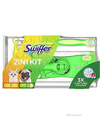 Swiffer Limited Edition Set 1 Floor Mop Plus 8 Basic Dusters Plus 1 Dust Magnet Plus 1 Cloth