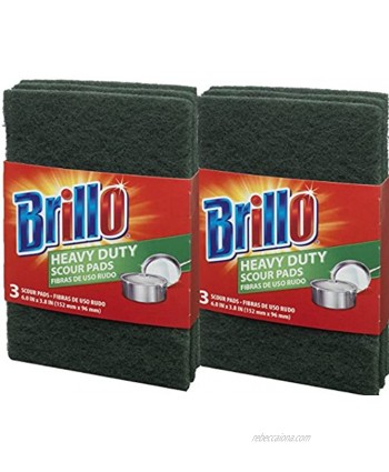 Brillo Basics Heavy Duty Scour Pads 3 count 2 Pack
