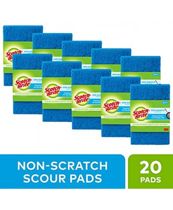 Scotch-Brite Multi-Purpose Non-Scratch Scour Pads 20 Scour Pads