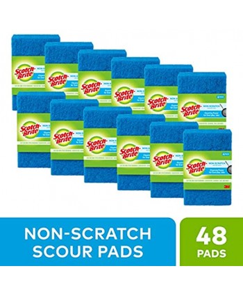 Scotch-Brite Non-Scratch Scour Pads 48 Scour Pads