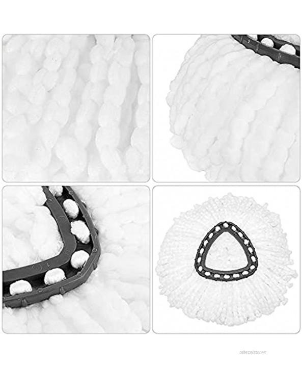 12 Pcs Mop Heads Replacements,AuFreedo Microfiber Mop Refills Spin Mop Replacement Head Easy Cleaning Replacement Mop Heads