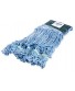 Carlisle 369448B14 Looped-End Mop Head With Green Band Medium Blue Pack of 12