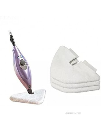 ECOMAID 3 Replacement Triangle Pads Compatible with Shark Euro Pro Pocket Steam Mop S3501 S3601 S3801CO S3901 with Triangle Mop Head