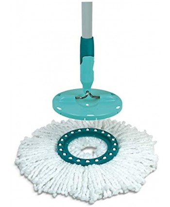 Leifheit Ersatzkopf Replacement Head Clean Twist Disc Mop High Dirt and Water Absorption with Effective Micro Fibres 21 x 17 x 8,5cm White