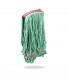 Libman Commercial 2122 Large Antibacterial Looped-End Wet Mop Head Cotton Blend 20 oz Green Pack of 10