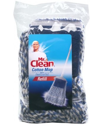 Mr. Clean 446235 Cotton Mop with Scrubber Refill X-Large