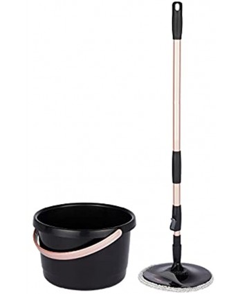 Tower T969001RGB Spin Mop with Angled Head Black and Blush Gold One Size