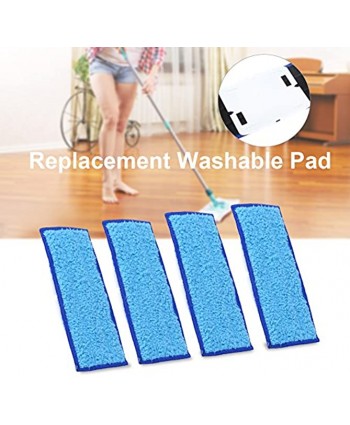 10 Packs Washable Mopping Pads for iRobot Braava Jet 240 241wet pad-Blue