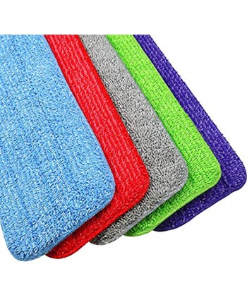 10 Pieces Microfiber Cleaning Pads Reveal Mop Pads 16 Inch Washable Cloth Mop Head Replacement Fit for Most Spray Mops and Reveal Mops 16.5 x 5.5 Inch