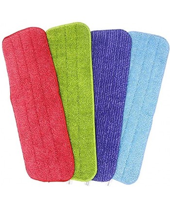 4 Pack Microfiber Cleaning Pads Replacement Mop Pads Reveal Mop Pad Spray Mop Heads Fit for All Fit All Spray Mops and Reveal Mops 4 Pack Reveal Mop Pad 4 Pack Reveal Mop Pad 4 Count Pack of 1
