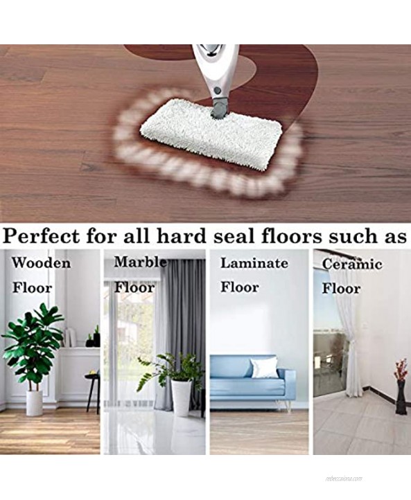 FFsign 6 Pack Replacement Washable Microfiber Steam Mop Pads for Shark Steam Pocket Mop Hard Floor Cleaner S3501 S3550 S3601 S3601D S3801 S3801CO S3901 SE450 S2901 S2902 6 Pcs Cleaning Steamer Pad