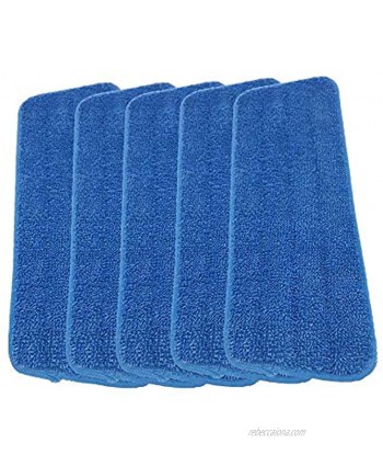 Microfiber Spray Mop Replacement Heads for Wet Dry Mops Compatible with Bona Floor Care System 5 Pack