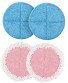 OGORI 4 Pack Replacment Electric Mop Pads Cleaning & Waxing Pads 7.28inch