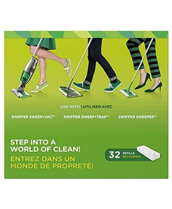 Swiffer Sweeper Dry Sweeping Pad Refills for Floor mop with Febreze Sweet Citrus & Zest Scent 32 Count Pack of 3