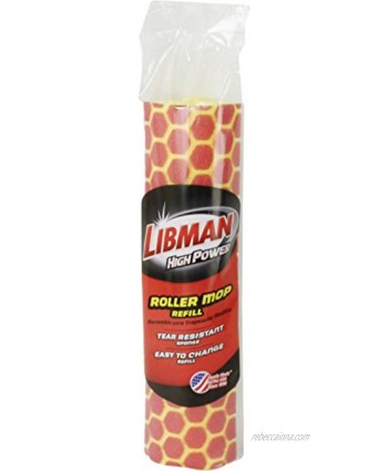 Libman 956 Roller Mop With Scrub Brush Refill