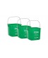 Alpine Industries Commercial Sanitizing Cleaning Pail Heavy Duty Sanitizer Bucket Cleaning Fluid Bucket Cleaning Bucket for Offices Restaurants School Bathrooms Green 6 Qt
