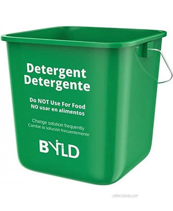 BYLD Green Detergent Bucket 3 Quart Cleaning Pail 1